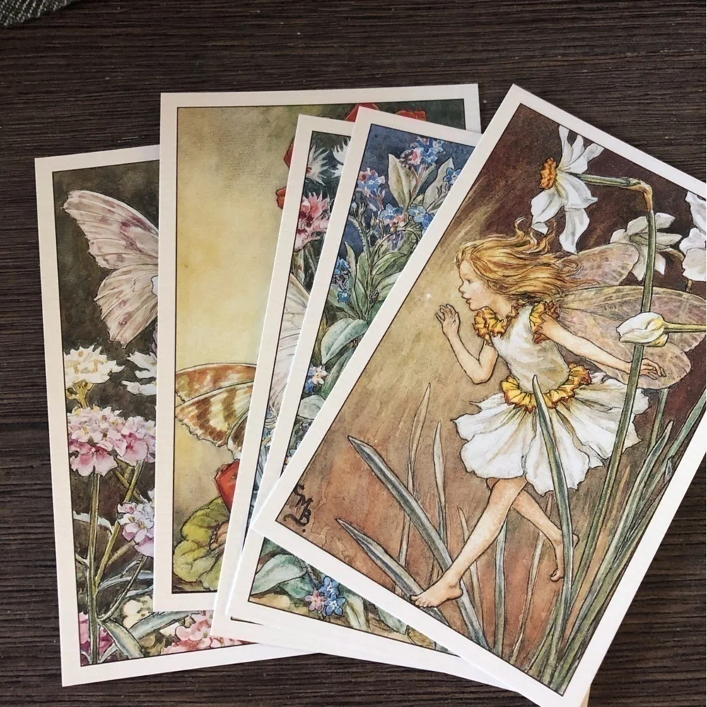 Garden Flower Fairies by: Cicely Mary Barker postcard set #16